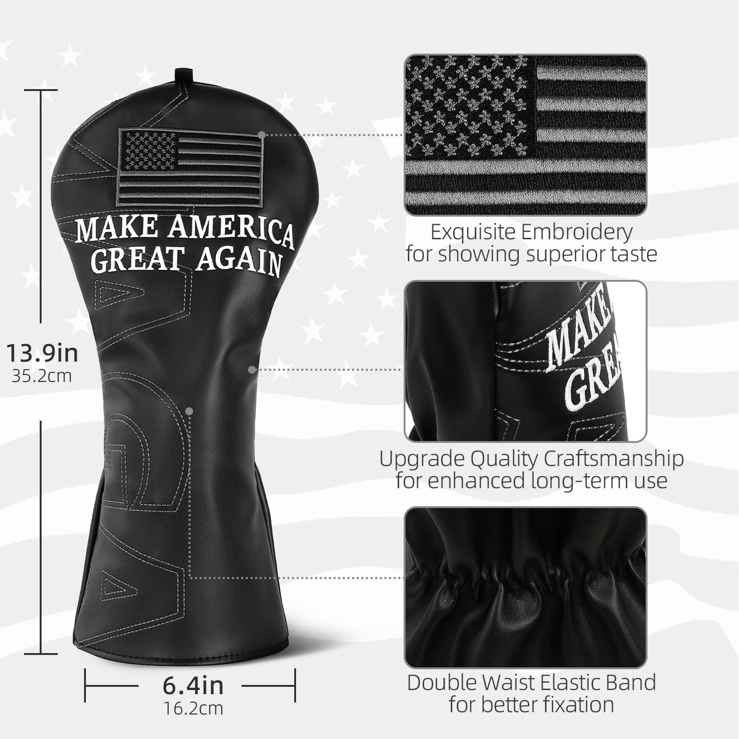 Make America Great Again Driver Headcover - Club Rehab