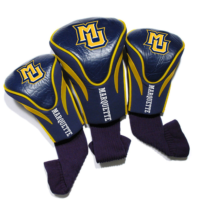 Marquette Golden Eagles 3 Pack Contour Sock Headcovers - Club Rehab