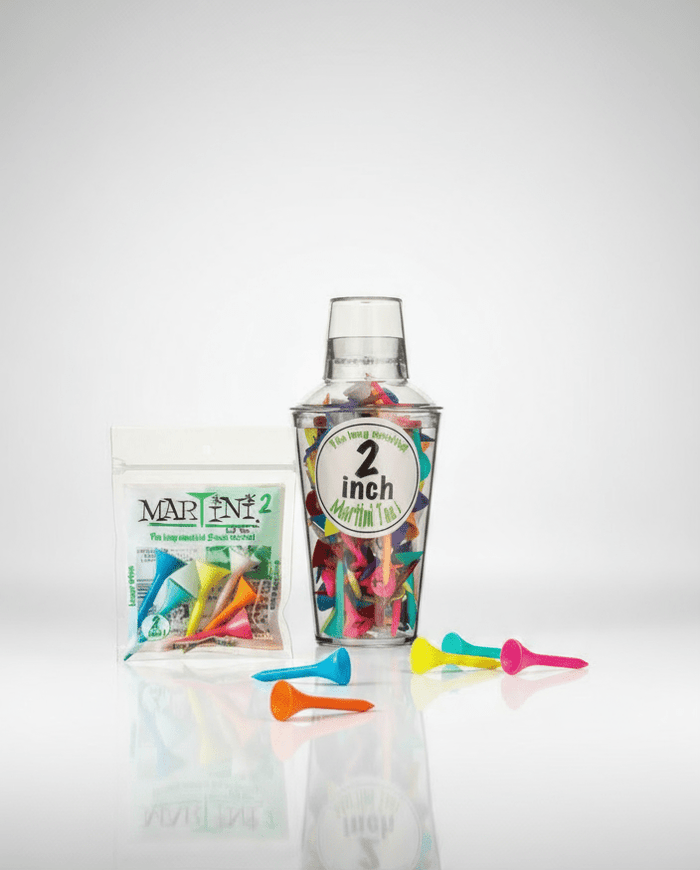 Martini 2 - Inch Golf Tees - Multicolor 6 - Club Rehab