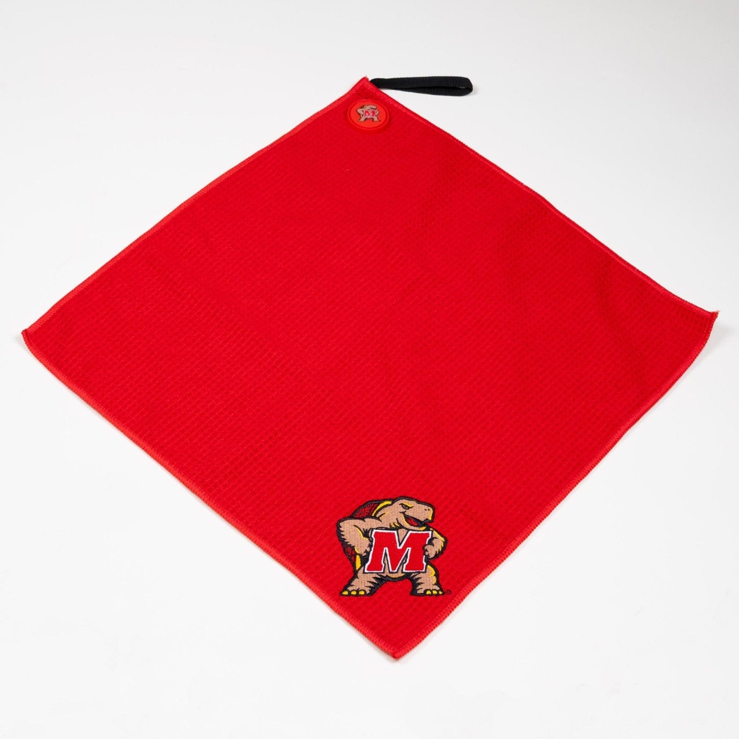 Maryland Terrapins NCAA Magnetic Embroidered Golf Towel – 15" x 15" - Club Rehab
