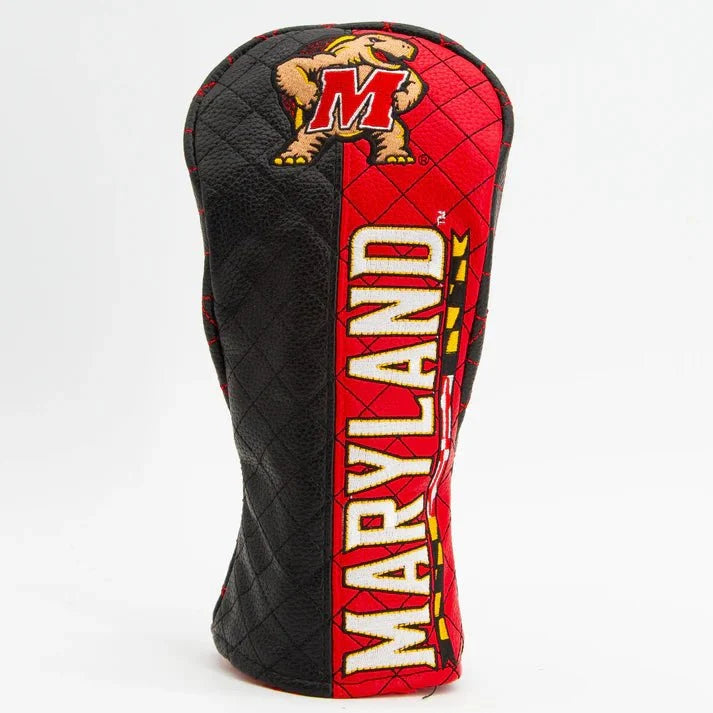 Maryland Terrapins Split Quilted Fairway Headcover - golf headcover product images