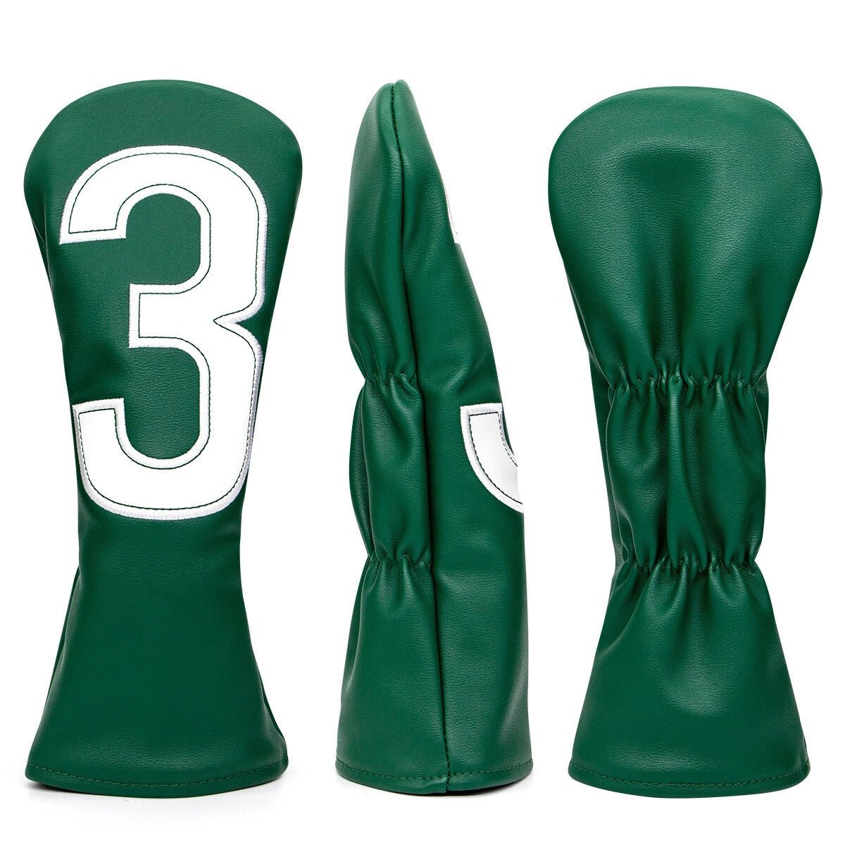 Masters Caddie Number Headcovers - Green 3 Fairway - Club Rehab
