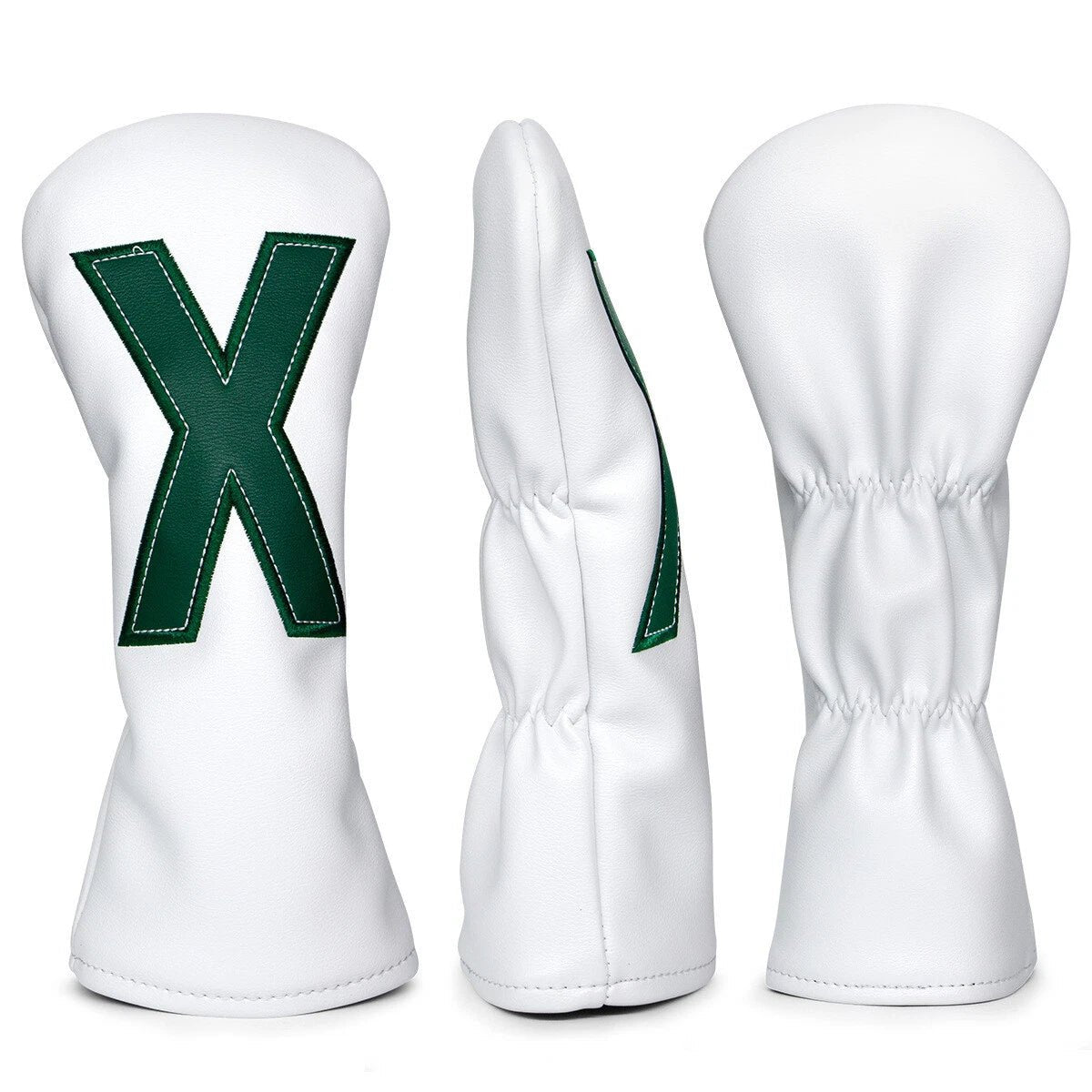 Masters Caddie Number Headcovers - White X Hybrid - Club Rehab