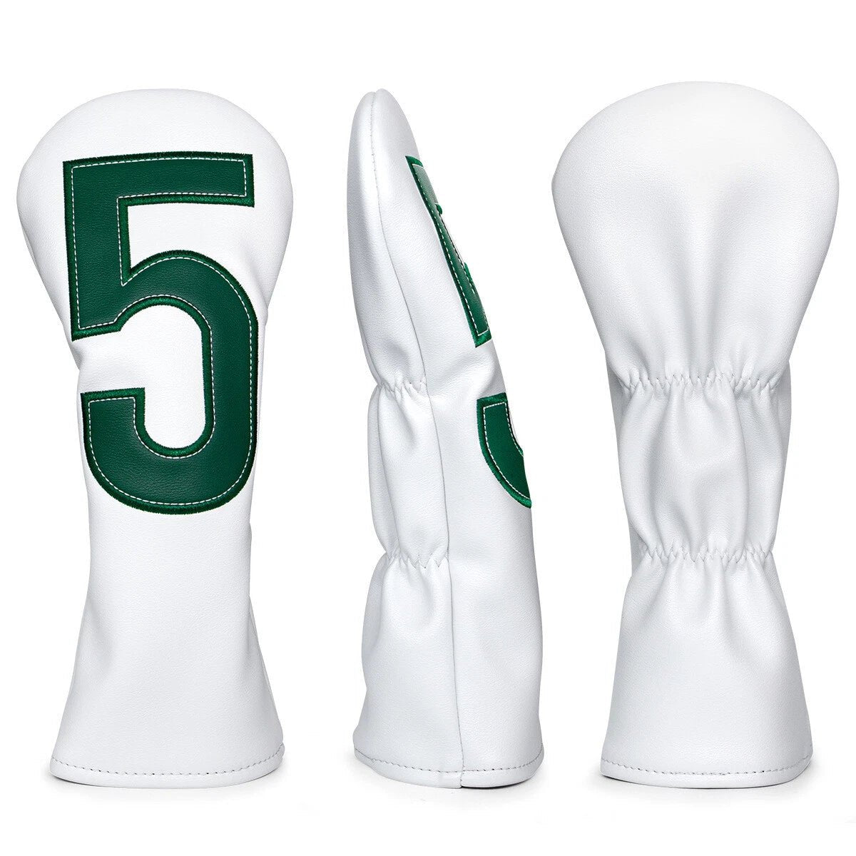 Masters Caddie Number Headcovers - White 5 Fairway - Club Rehab
