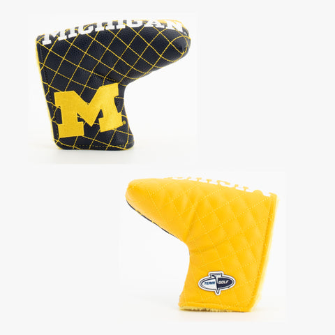 Michigan Wolverines Split Quilted Blade Putter Cover