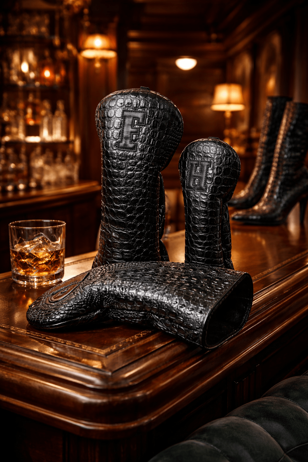 Midnight Croc Headcover - Hybrid - Club Rehab