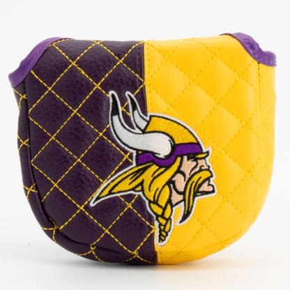 Minnesota Vikings Quilted Headcovers – Skol Collection - Mallet Putter Split - Club Rehab