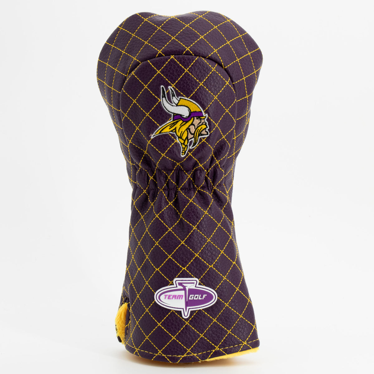 Minnesota Vikings Solid Driver quilted headcover, back view