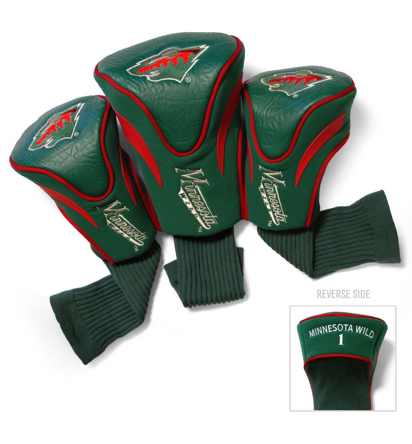Minnesota Wild 3 Pack Contour Sock Headcovers - Club Rehab