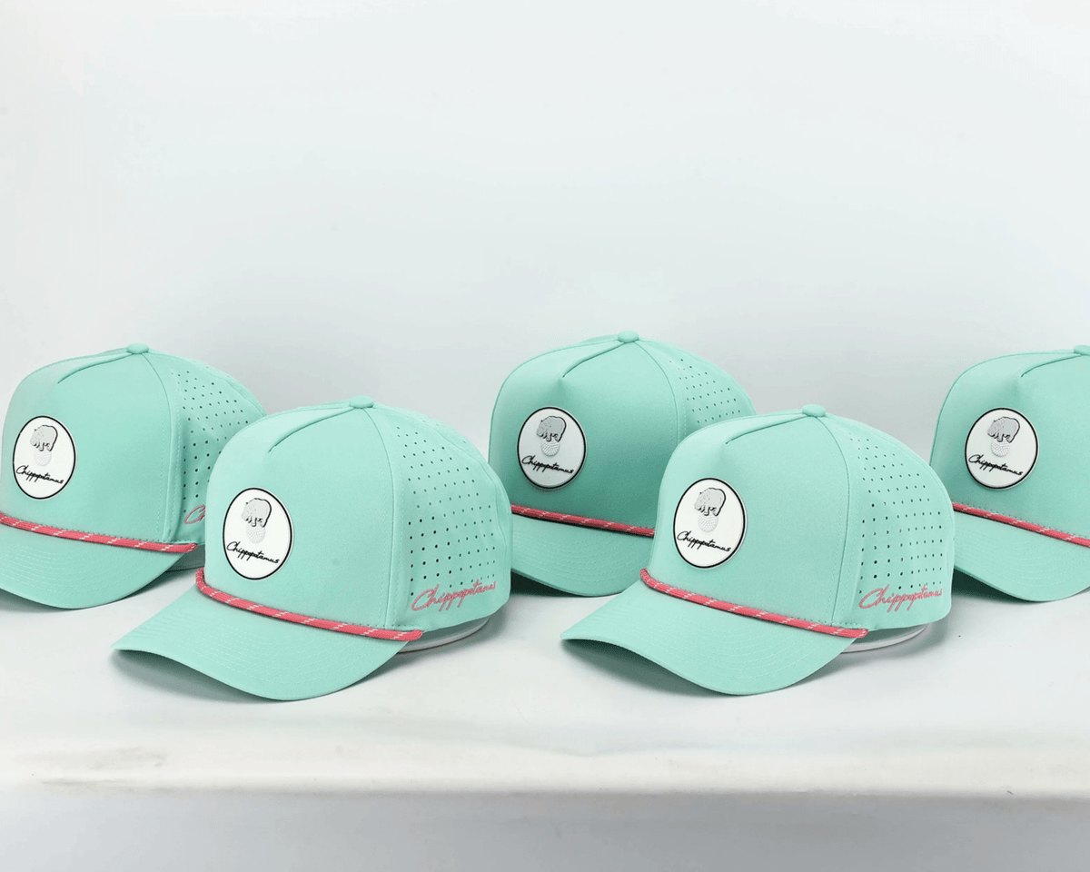 Mint Green Rope Hat - Chippopotamus Pink - Club Rehab