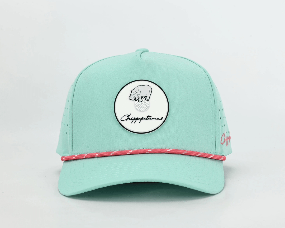 Mint Green Rope Hat - Chippopotamus Pink - Club Rehab