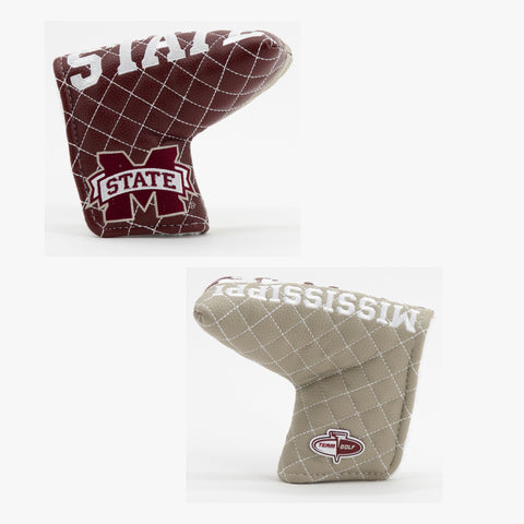Mississippi State Bulldogs Split Quilted Blade Putter Cover