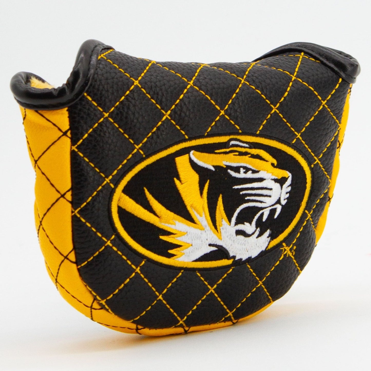 Missouri Tigers Quilted Headcovers – M - I - Z Collection - Mallet Putter Solid - Club Rehab