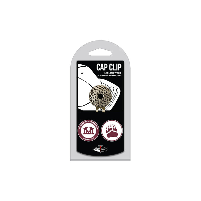 MONTANA ST hat clip with two golf ball markers