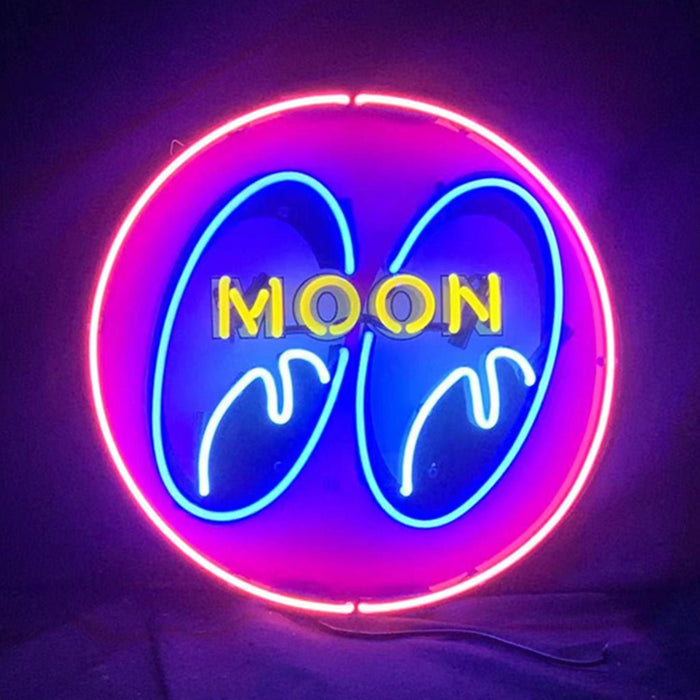 Moon Eyes Neon Signs Pink - Club Rehab