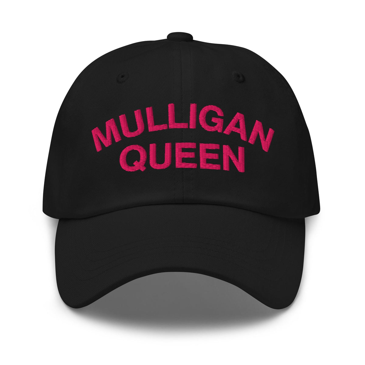 Mulligan Queen Embroidered Golf Hat - Black - Club Rehab