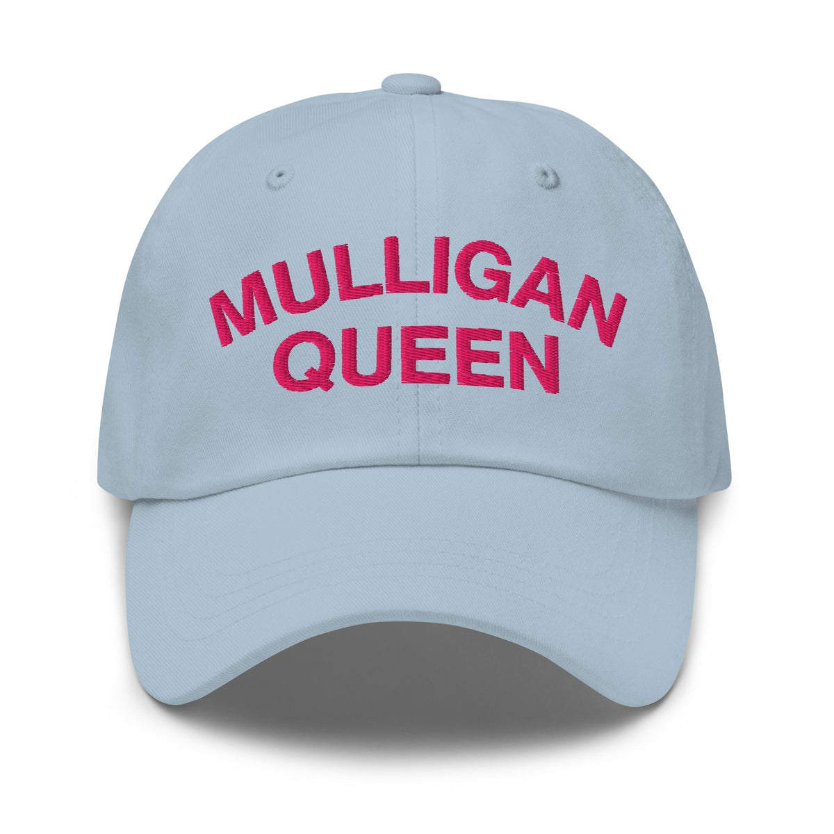 Mulligan Queen Embroidered Golf Hat - Light Blue - Club Rehab