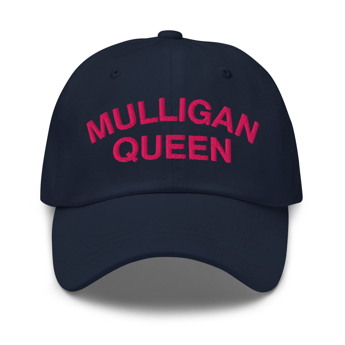 Mulligan Queen Embroidered Golf Hat - Navy - Club Rehab