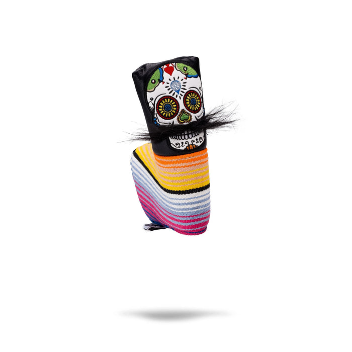 Mustache Sugar Skull - Blade Putter Cover Black - Club Rehab