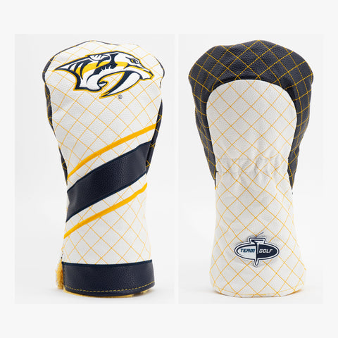 Nashville Predators Gestepptes Driver-Golf-Headcover mit Streifen