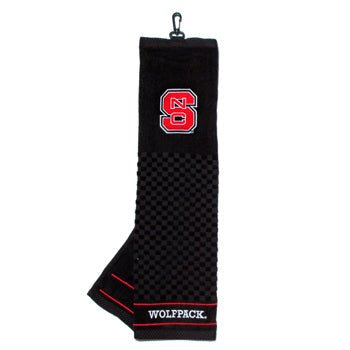 NC State Wolfpack embroidered golf towel