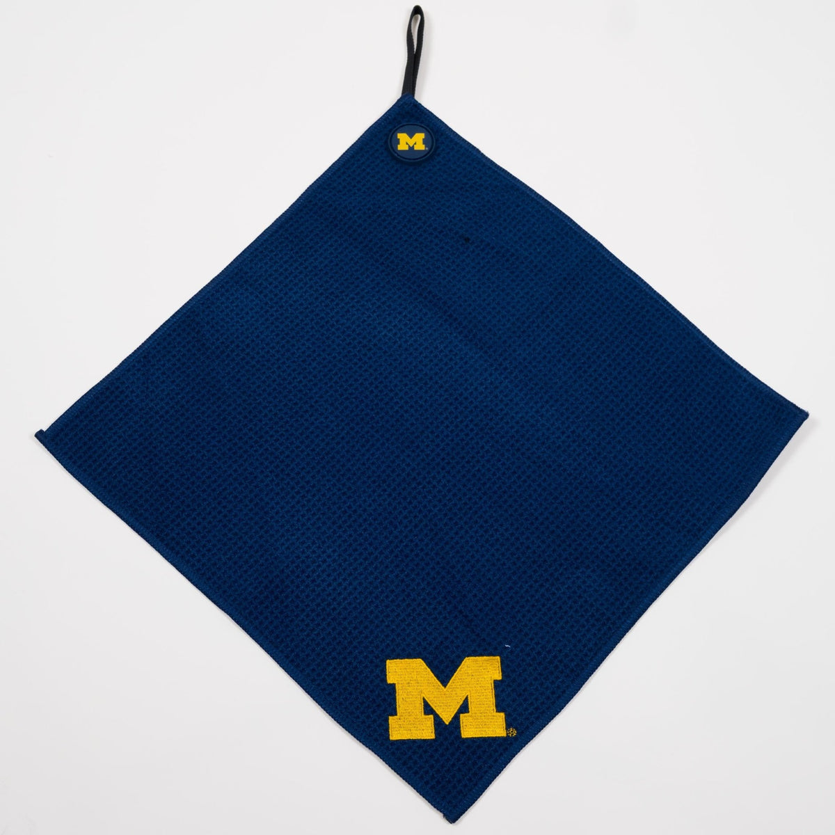 NCAA Team Golf Magnetic Embroidered Golf Towel – 15" x 15" - Michigan - Club Rehab