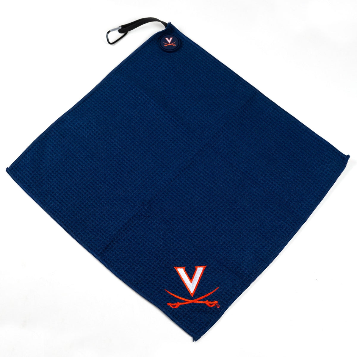 NCAA Team Golf Magnetic Embroidered Golf Towel – 15" x 15" - Virginia - Club Rehab