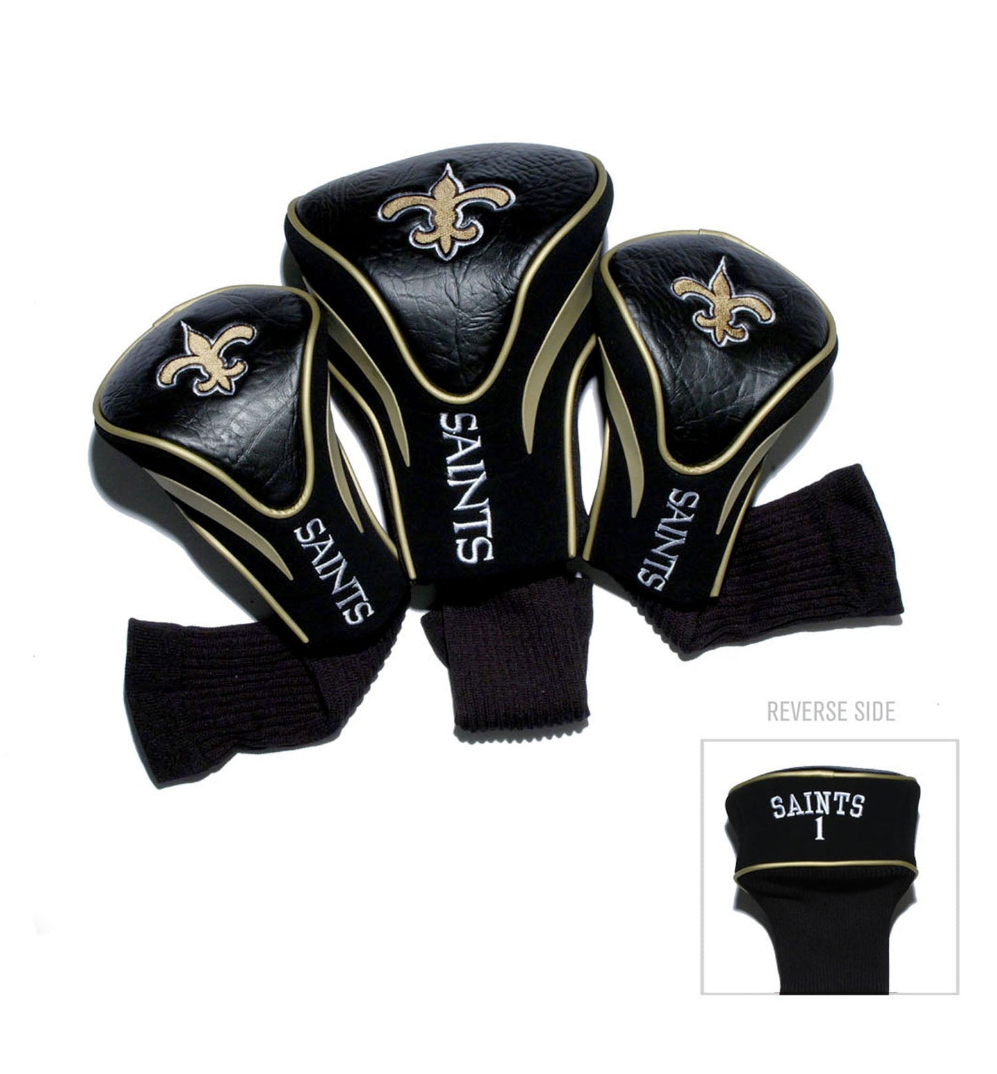 New Orleans Saints NFL Contour 3 Pack Headcovers - Club Rehab