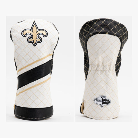 New Orleans Saints Gesteppte Driver-Schlägerhaube im Streifendesign
