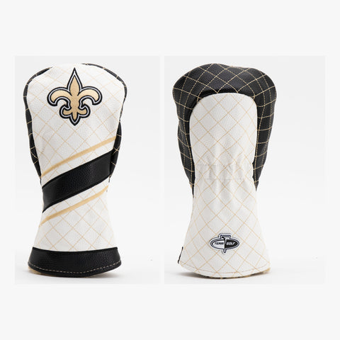 New Orleans Saints Gesteppte Fairway-Schlägerhaube im Streifendesign