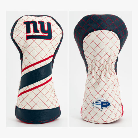 New York Giants Gesteppte Driver-Schlägerhaube mit Streifen
