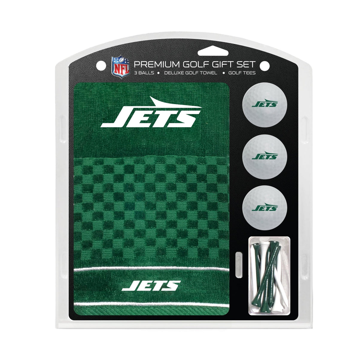 New York Jets Embroidered Towel Golf Gift Set