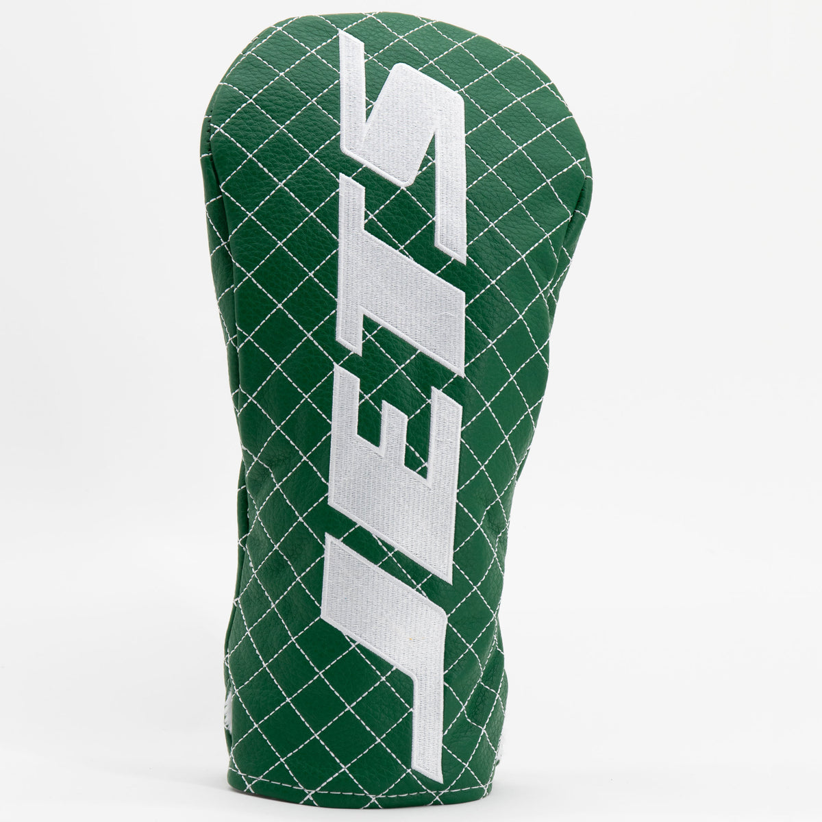 New York Jets Solid Driver quilted headcover, front view