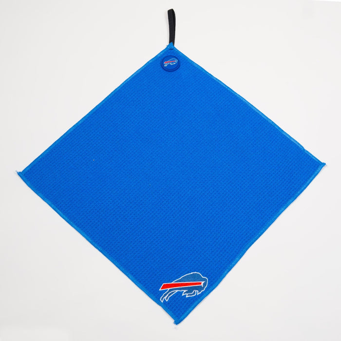 NFL Team Magnetic Embroidered Golf Towel – 15" x 15" - Buffalo Bills - Club Rehab
