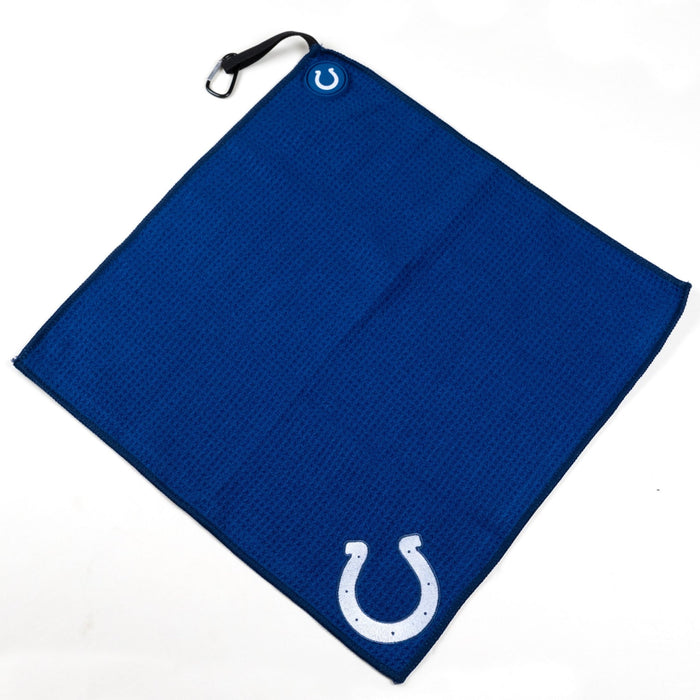 NFL Team Magnetic Embroidered Golf Towel – 15" x 15" - Indianapolis Colts - Club Rehab