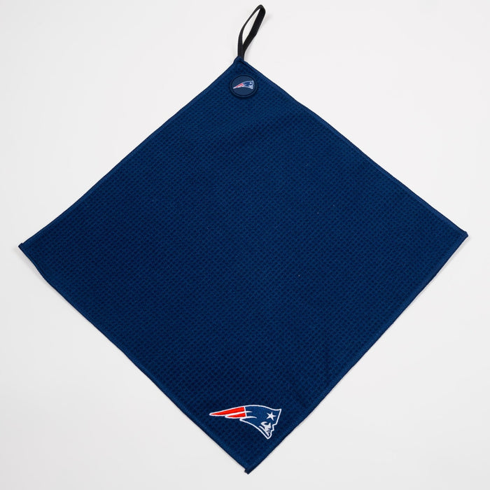 NFL Team Magnetic Embroidered Golf Towel – 15" x 15" - New England Pats - Club Rehab