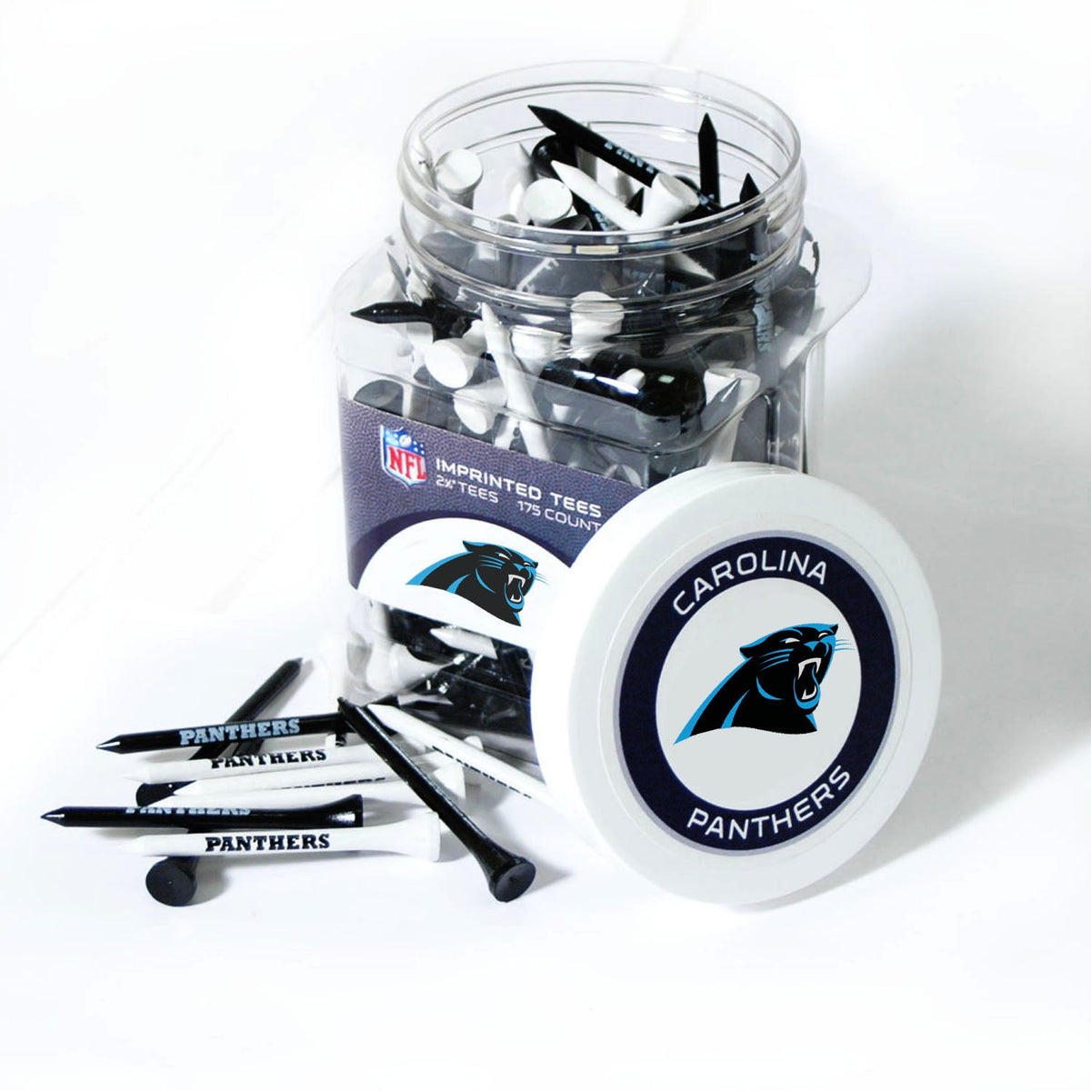 NFL Tee Jar – Show Your Team Colors Every Swing - Carolina Panthers - Club Rehab