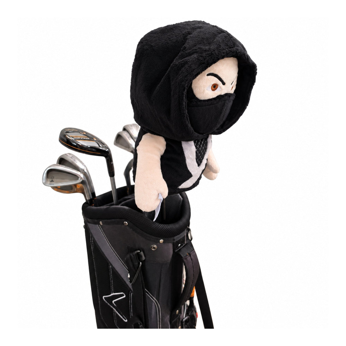 Ninja driver headcover, in bag side view