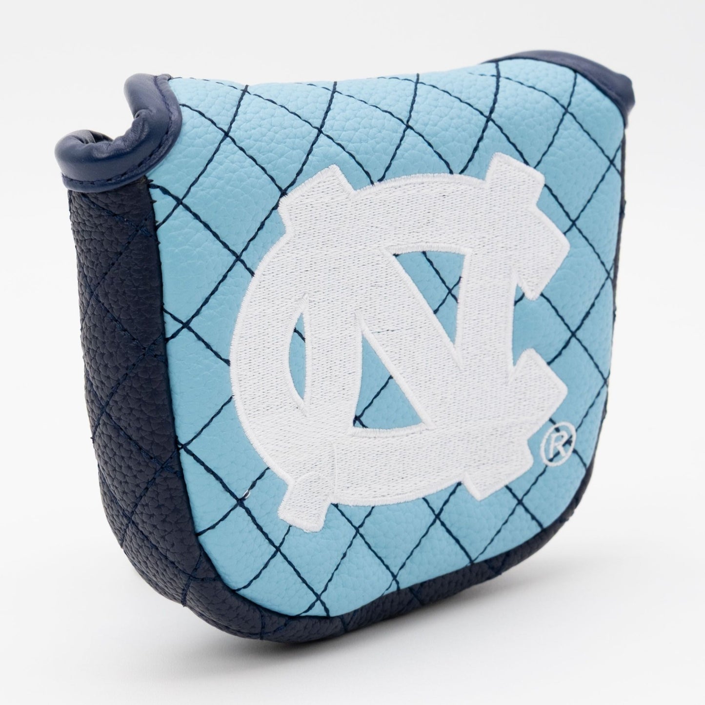 North Carolina Tar Heels Quilted Headcovers – Go Heels Collection - Mallet Putter Solid - Club Rehab