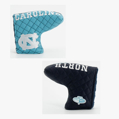 North Carolina Tar Heels Split Quilted Blade Putter Cover