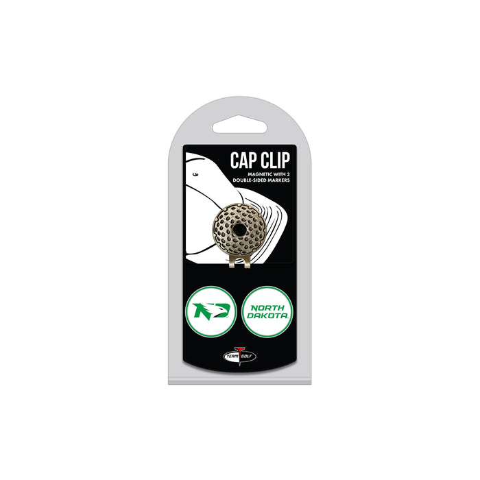 NORTH DAKOTA hat clip with two golf ball markers