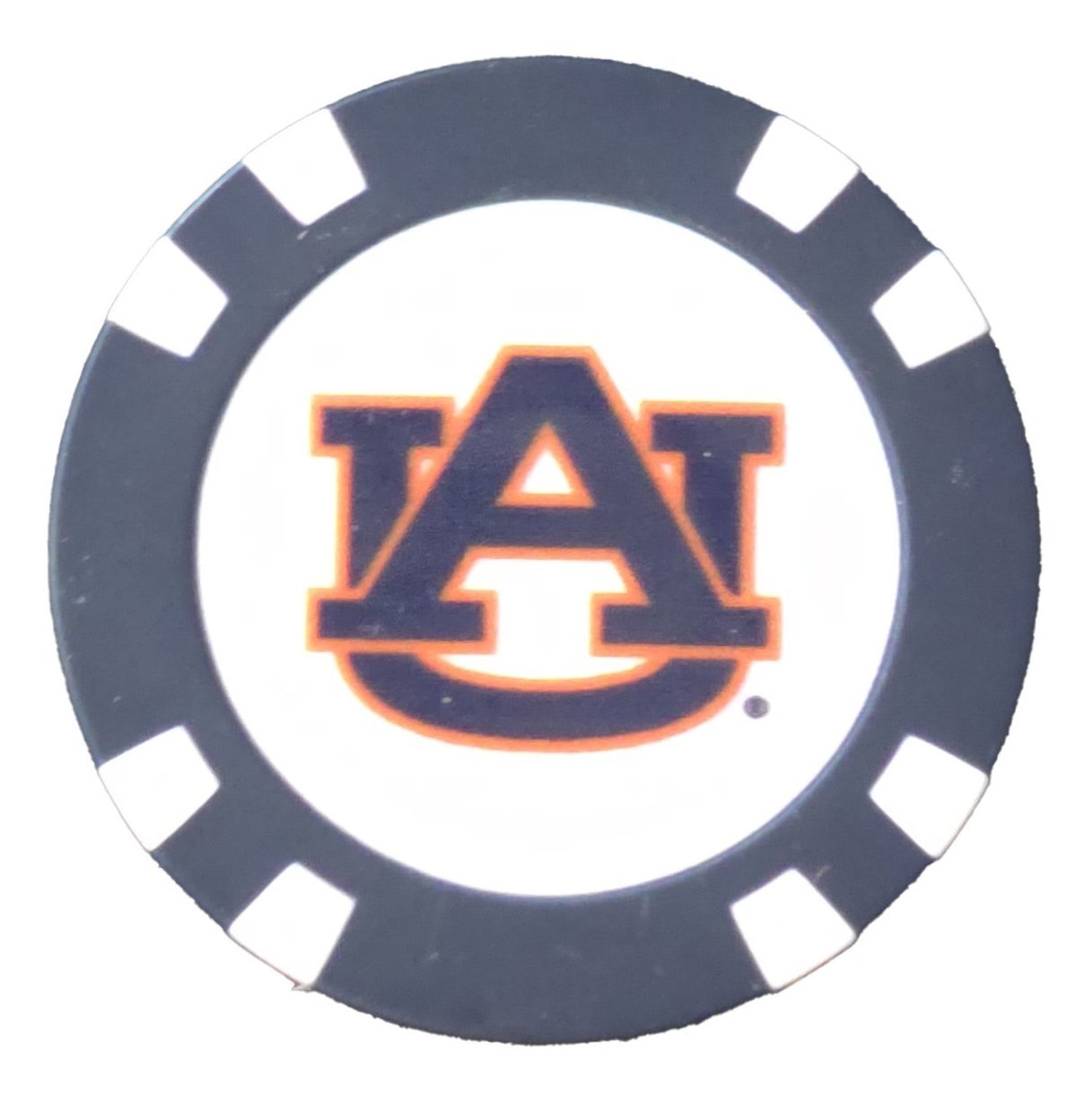 Officially Licensed Auburn Tigers Poker Chip Ball Marker - Club Rehab