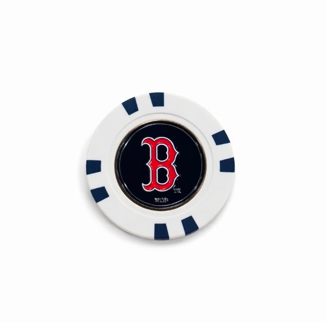 Officially Licensed Boston Red Sox Poker Chip Ball Marker - White - Club Rehab