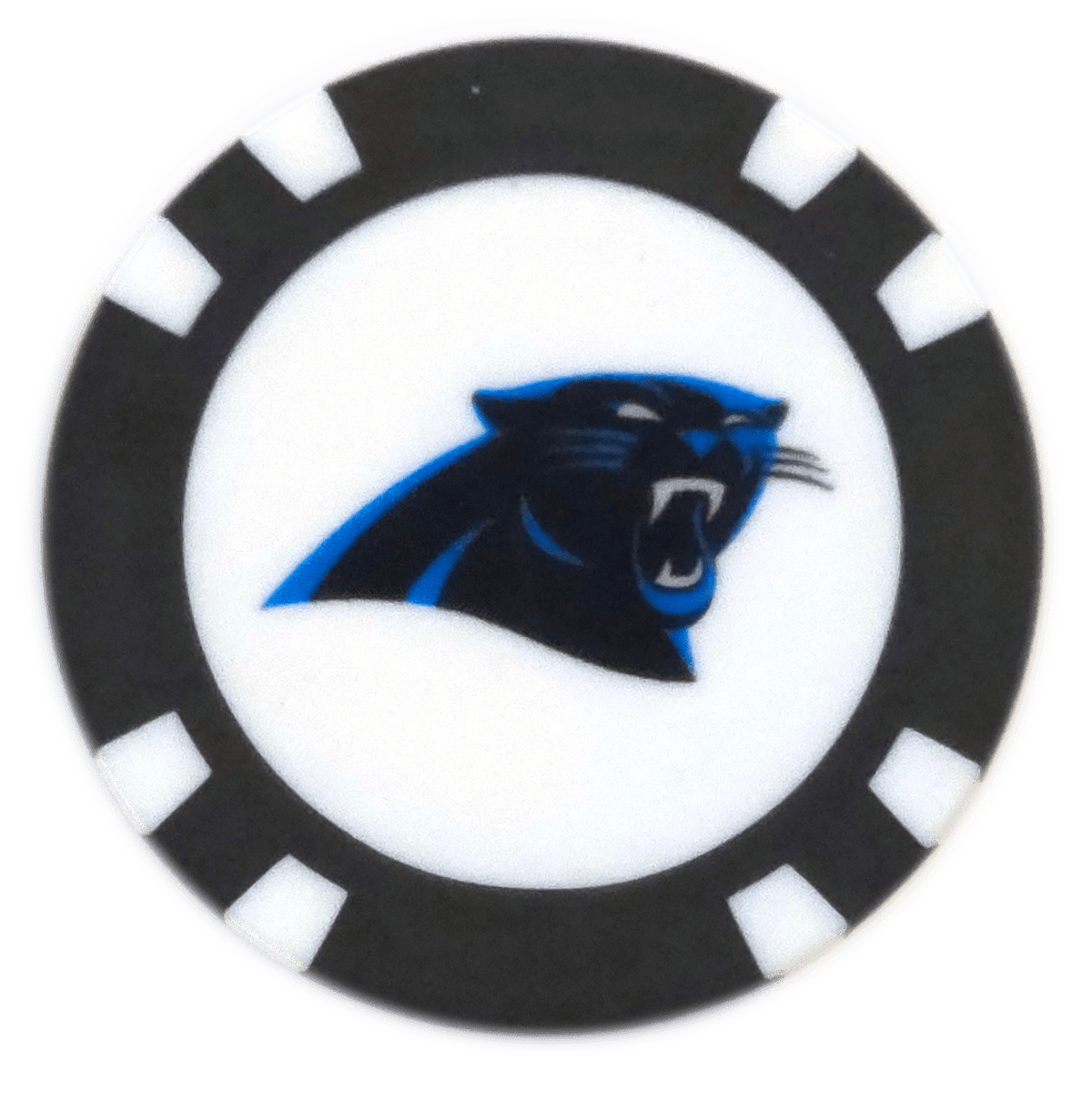 Officially Licensed Carolina Panthers Poker Chip Ball Marker - Club Rehab