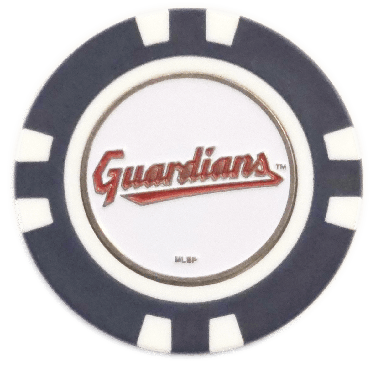 Officially Licensed Cleveland Guardians Poker Chip Ball Marker - Club Rehab