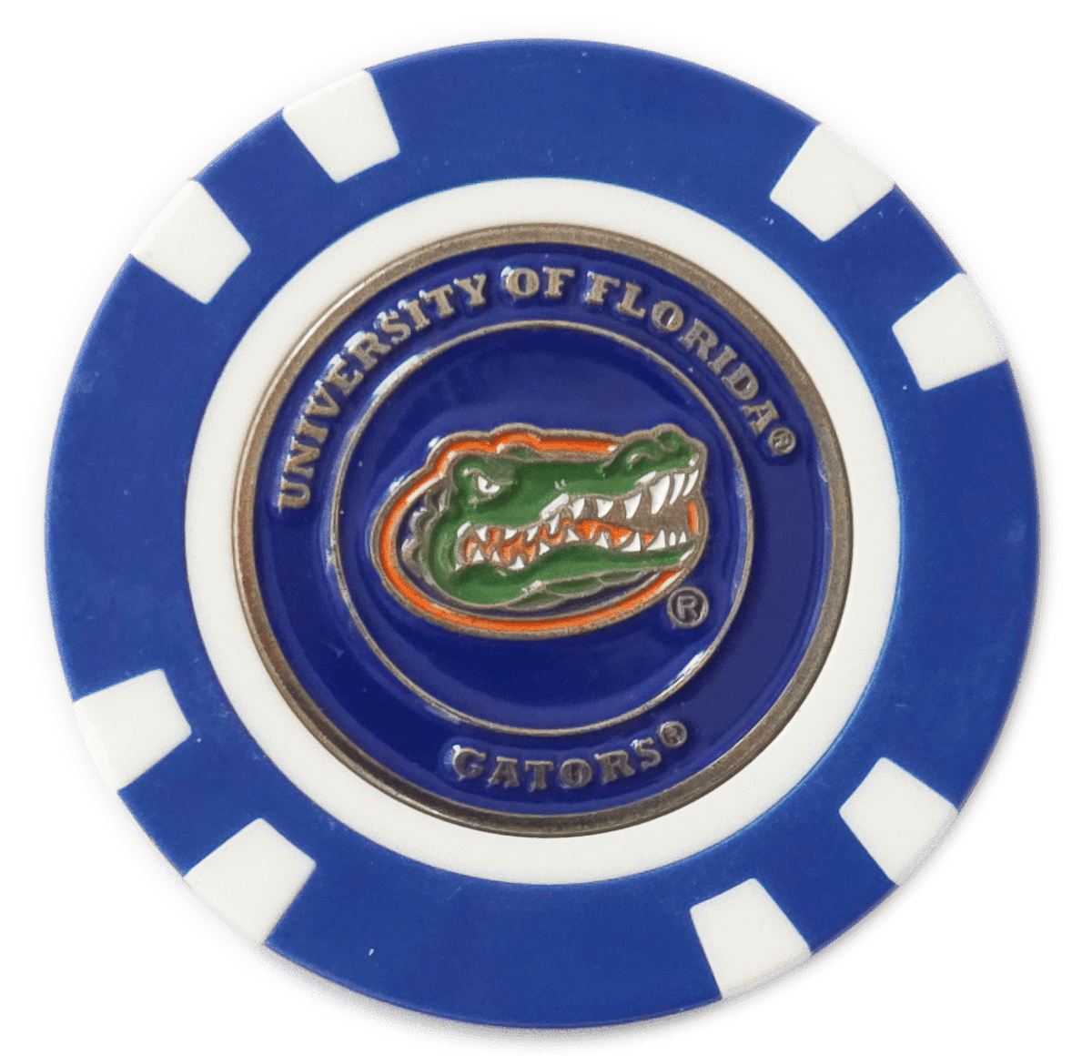 Officially Licensed Florida Gators Poker Chip Ball Marker - Club Rehab