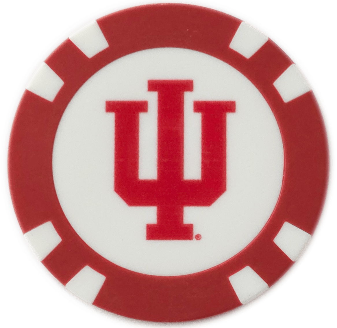 Officially Licensed Indiana Hoosiers Poker Chip Ball Marker - Club Rehab