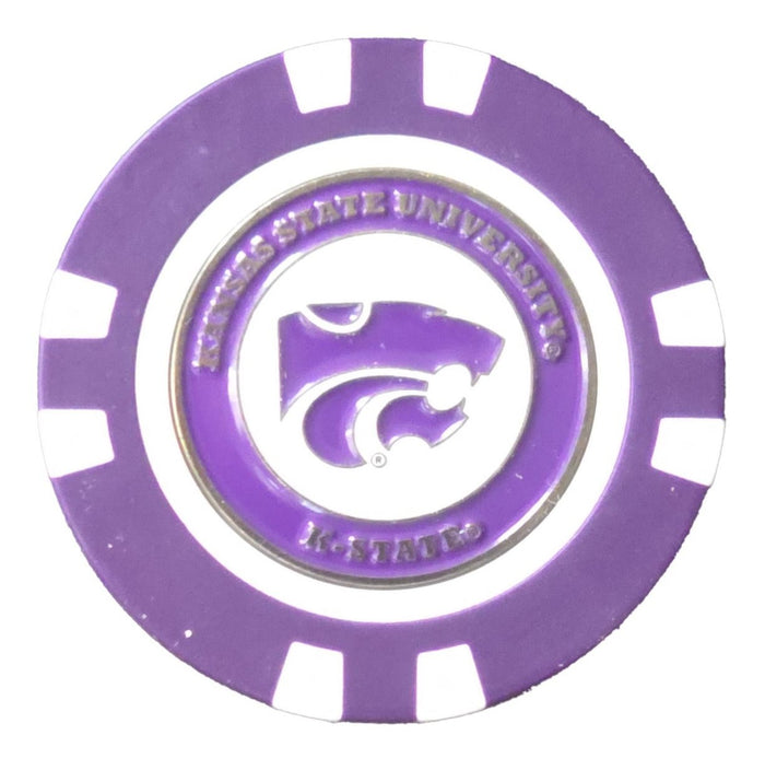 Officially Licensed Kansas State Wildcats Poker Chip Ball Marker - Club Rehab