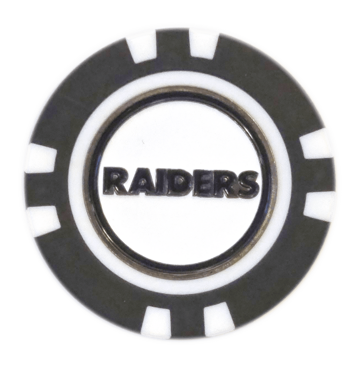 Officially Licensed Las Vegas Raiders Poker Chip Ball Marker - Club Rehab