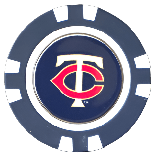 Officially Licensed Minnesota Twins Poker Chip Ball Marker - Club Rehab